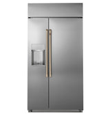 CAFE  42" Smart Built-in Side-by-side Refrigerator With Dispenser - Stainless Steel (CSB42YP2NS1)