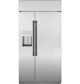 CAFE  42" Smart Built-in Side-by-side Refrigerator With Dispenser - Stainless Steel (CSB42YP2NS1)