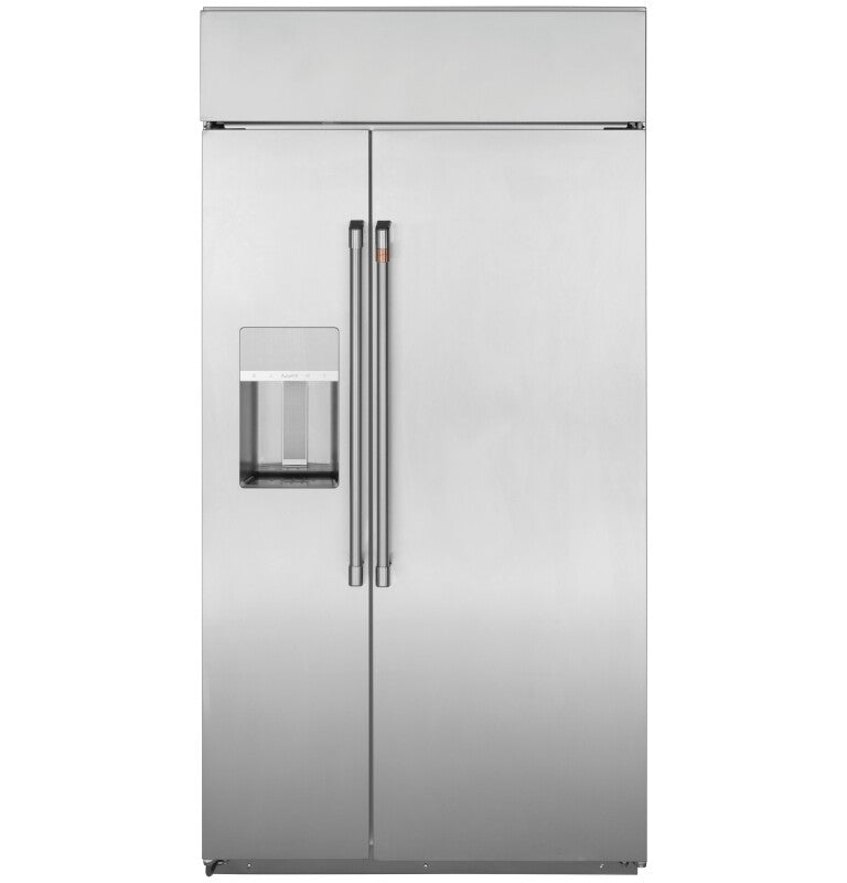 CAFE  48" Smart Built-in Side-by-side Refrigerator With Dispenser - Stainless Steel (CSB48YP2NS1)