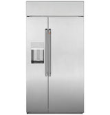 CAFE  48" Smart Built-in Side-by-side Refrigerator With Dispenser - Stainless Steel (CSB48YP2NS1)
