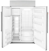 CAFE  48" Smart Built-in Side-by-side Refrigerator With Dispenser - Stainless Steel (CSB48YP2NS1)