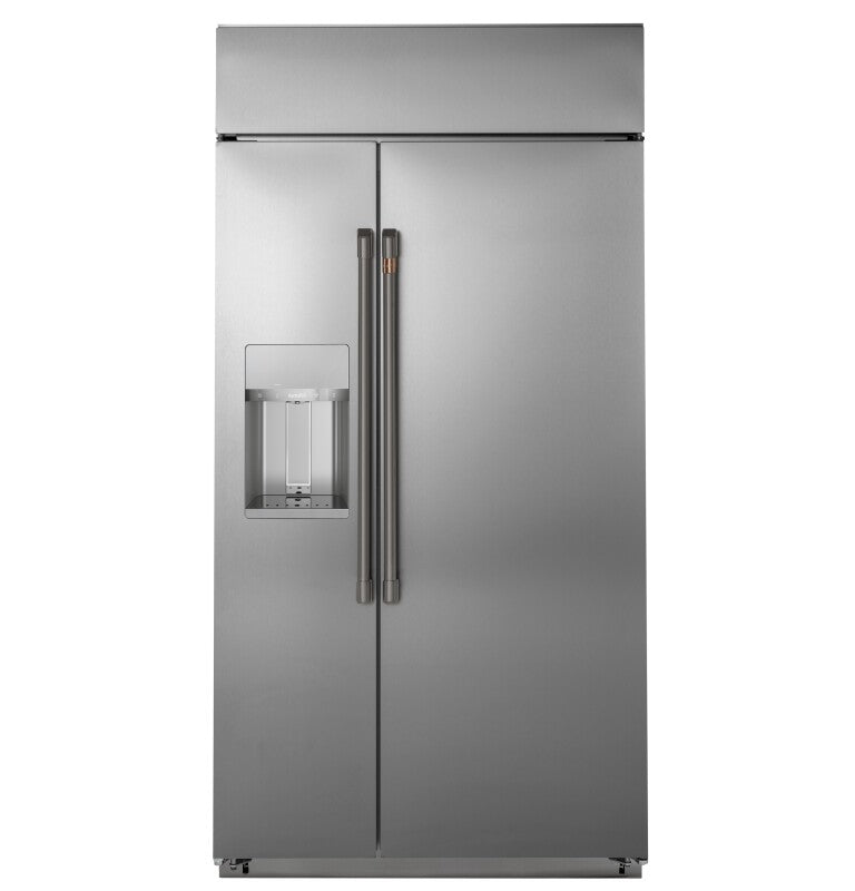 CAFE  48" Smart Built-in Side-by-side Refrigerator With Dispenser - Stainless Steel (CSB48YP2NS1)