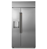CAFE  48" Smart Built-in Side-by-side Refrigerator With Dispenser - Stainless Steel (CSB48YP2NS1)