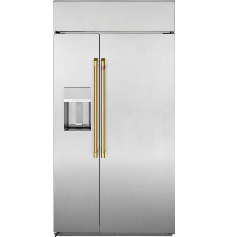 CAFE  48" Smart Built-in Side-by-side Refrigerator With Dispenser - Stainless Steel (CSB48YP2NS1)