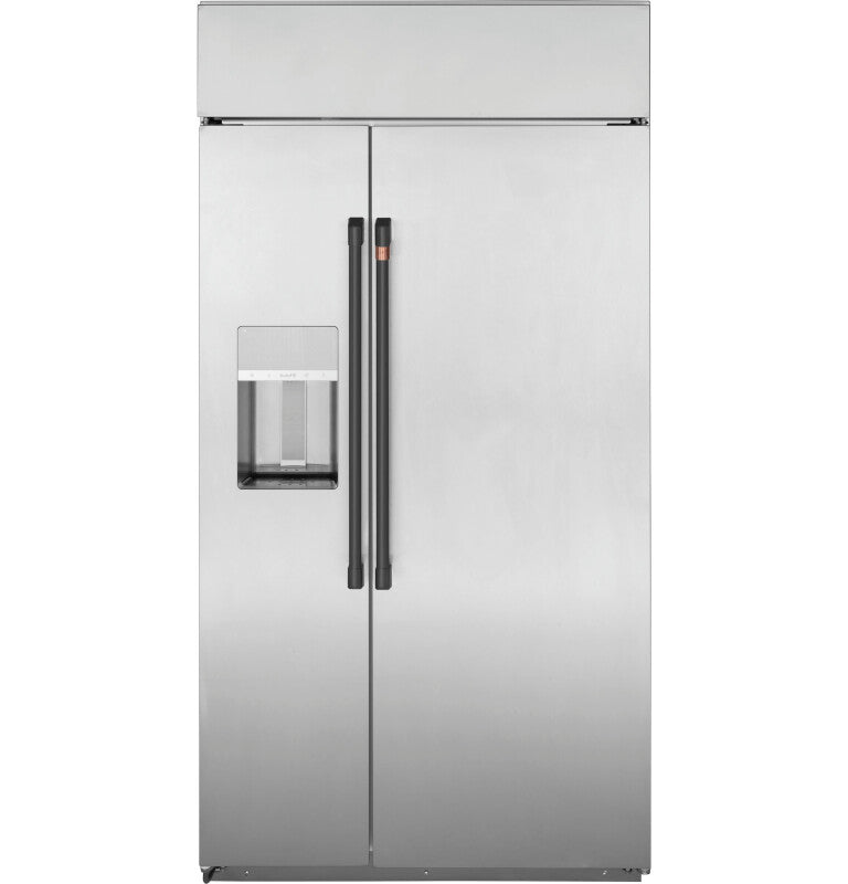 CAFE  48" Smart Built-in Side-by-side Refrigerator With Dispenser - Stainless Steel (CSB48YP2NS1)