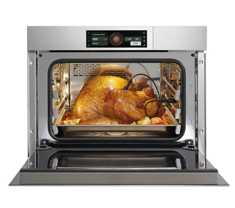 Wolf 24" M Series Contemporary Handleless Convection Steam Oven - Stainless (CSO2450CMS)