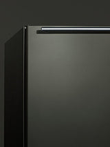 SUMMIT  24" Wide Built-In Refrigerator-Freezer, ADA Compliant - Black Stainless Steel (CT663BKBIKSHHADA)