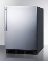 SUMMIT  24" Wide Refrigerator-Freezer - White (CT663BKSSHV)