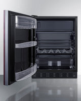 SUMMIT  24" Wide Refrigerator-Freezer, ADA Compliant (Panel Not Included) - Panel-Ready (CT66BK2SSIFADALHD)