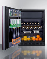 SUMMIT  24" Wide Refrigerator-Freezer, ADA Compliant (Panel Not Included) - Panel-Ready (CT66BK2SSIFADALHD)