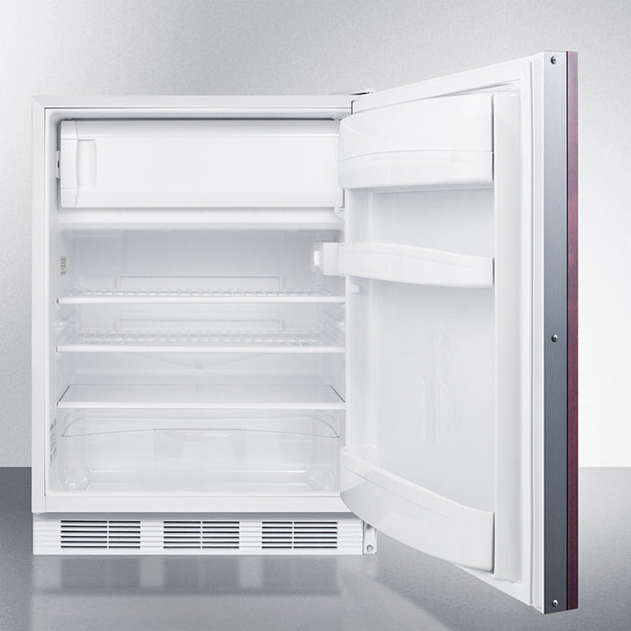 SUMMIT  24" Wide Built-In Refrigerator-Freezer, ADA Compliant (Panel Not Included) - Panel-Ready (CT66LWBIIFADA)