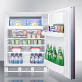 SUMMIT  24" Wide Built-In Refrigerator-Freezer, ADA Compliant (Panel Not Included) - Panel-Ready (CT66LWBIIFADA)