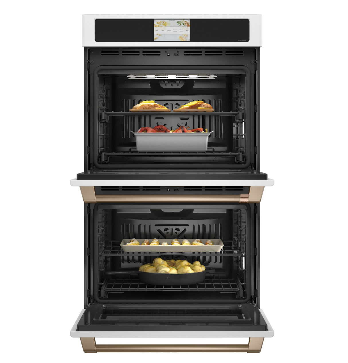 CAFE  Caf? Professional Series 30" Smart Built-in Convection Double Wall Oven - Matte White (CTD90DP4NW2)