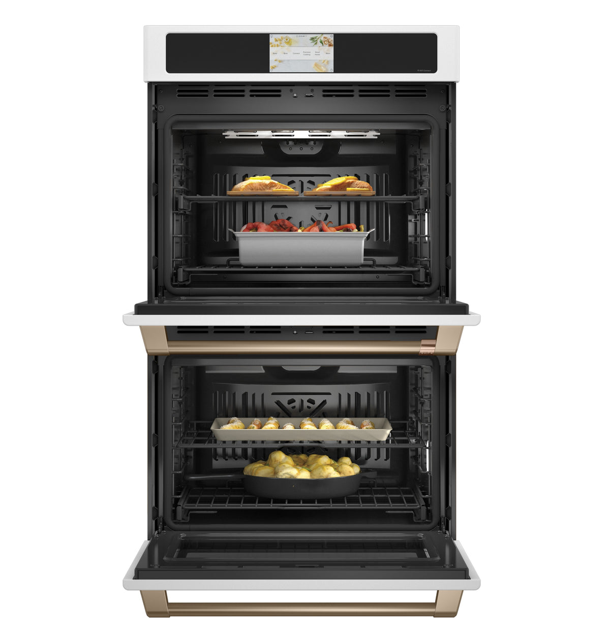 CAFE  Caf? Professional Series 30" Smart Built-in Convection Double Wall Oven - Matte White (CTD90DP4NW2)