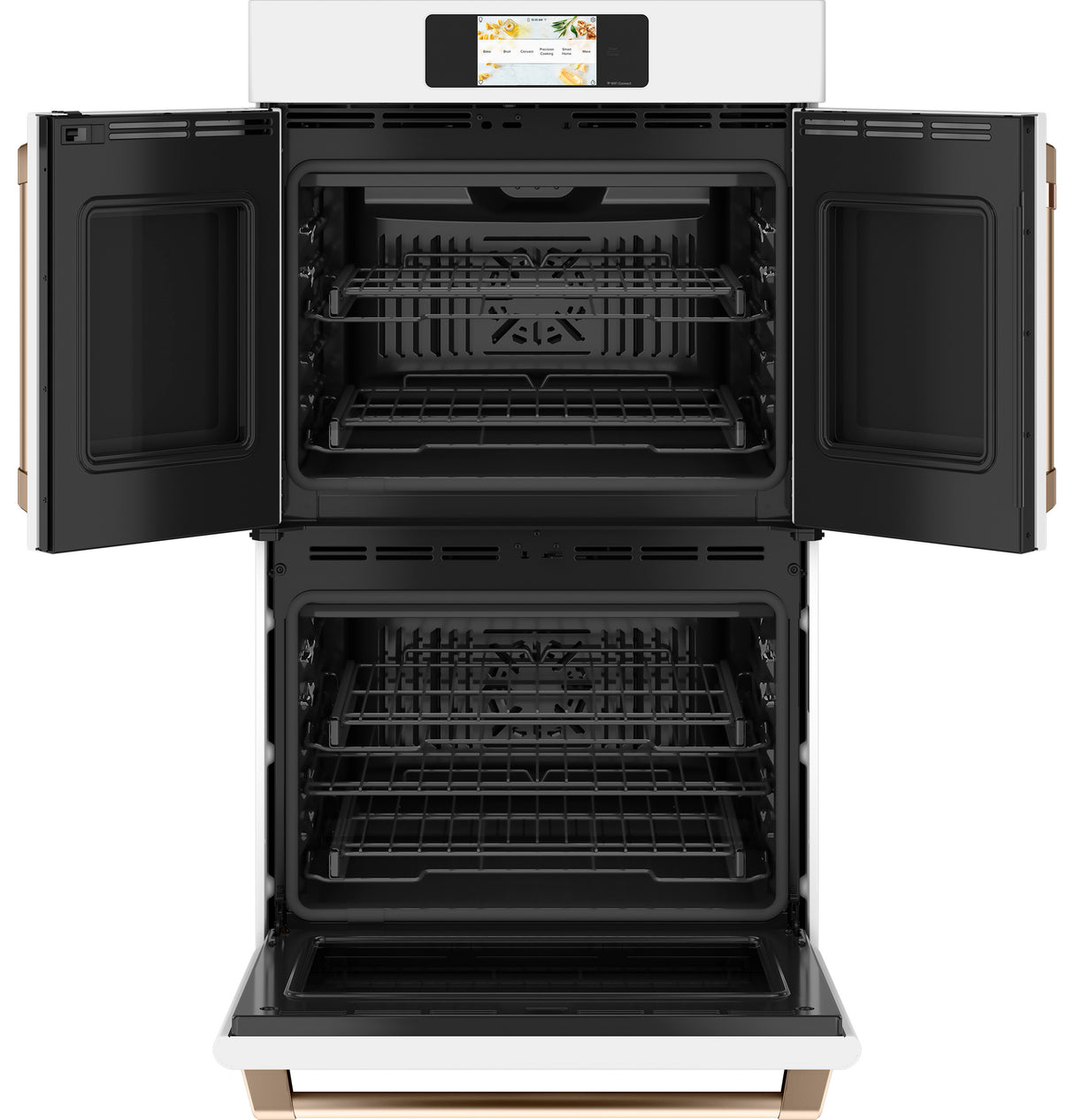 CAFE  Caf? Professional Series 30" Smart Built-in Convection French-door Double Wall Oven - Matte White (CTD90FP4NW2)