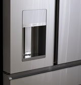 CAFE  Caf? 27.8 Cu. Ft. Smart 4-door French-door Refrigerator In Platinum Glass - Platinum Glass (CVE28DM5NS5)