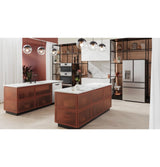 CAFE  Caf? 27.8 Cu. Ft. Smart 4-door French-door Refrigerator In Platinum Glass - Platinum Glass (CVE28DM5NS5)