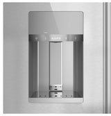 CAFE  Caf? 27.8 Cu. Ft. Smart 4-door French-door Refrigerator In Platinum Glass - Platinum Glass (CVE28DM5NS5)