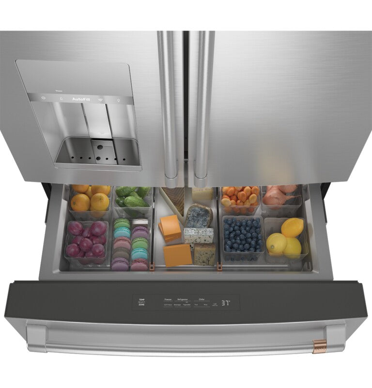 CAFE  Caf? 27.8 Cu. Ft. Smart 4-door French-door Refrigerator - Stainless Steel (CVE28DP2NS1)