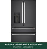 CAFE  Caf? 27.8 Cu. Ft. Smart 4-door French-door Refrigerator - Matte Black (CVE28DP3ND1)