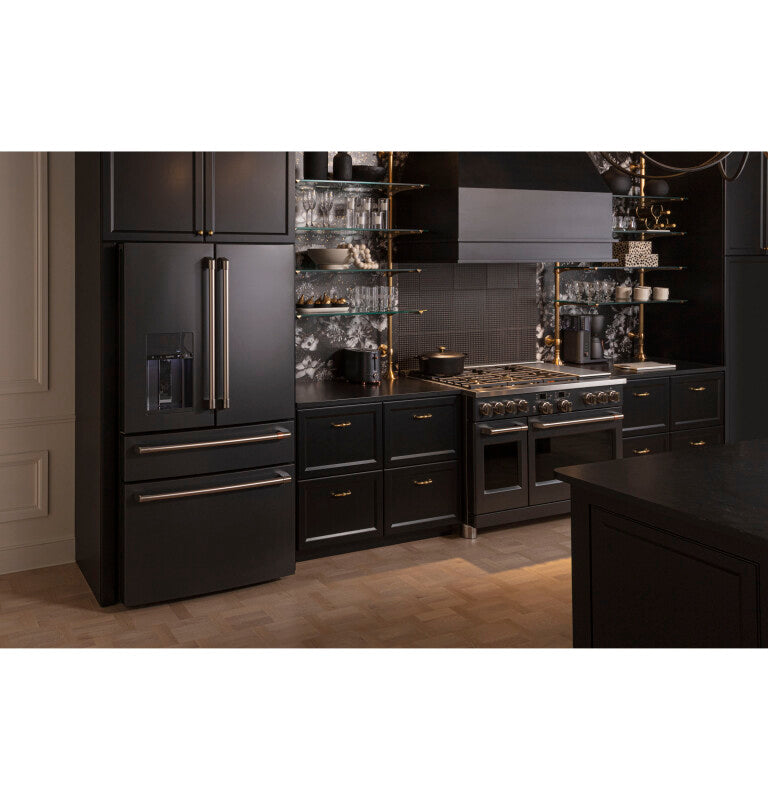 CAFE  Caf? 27.8 Cu. Ft. Smart 4-door French-door Refrigerator - Matte Black (CVE28DP3ND1)