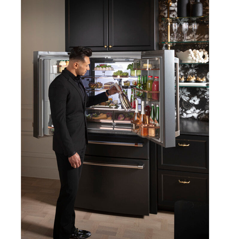 CAFE  Caf? 27.8 Cu. Ft. Smart 4-door French-door Refrigerator - Matte Black (CVE28DP3ND1)