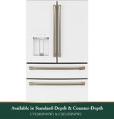 CAFE  Energy Star® 27.8 Cu. Ft. Smart 4-door French-door Refrigerator - Matte White (CVE28DP4NW2)