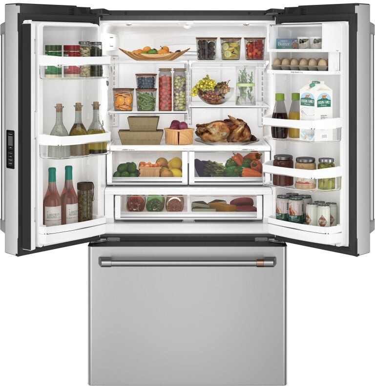 CAFE  Caf? 23.1 Cu. Ft. Smart Counter-depth French-door Refrigerator - Stainless Steel (CWE23SP2MS1)