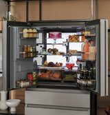 CAFE  Caf? 22.3 Cu. Ft. Smart Counter-depth 4-door French-door Refrigerator In Platinum Glass - Platinum Glass (CXE22DM5PS5)