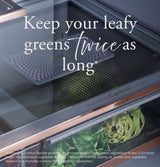 CAFE  Caf? 22.3 Cu. Ft. Smart Counter-depth 4-door French-door Refrigerator In Platinum Glass - Platinum Glass (CXE22DM5PS5)