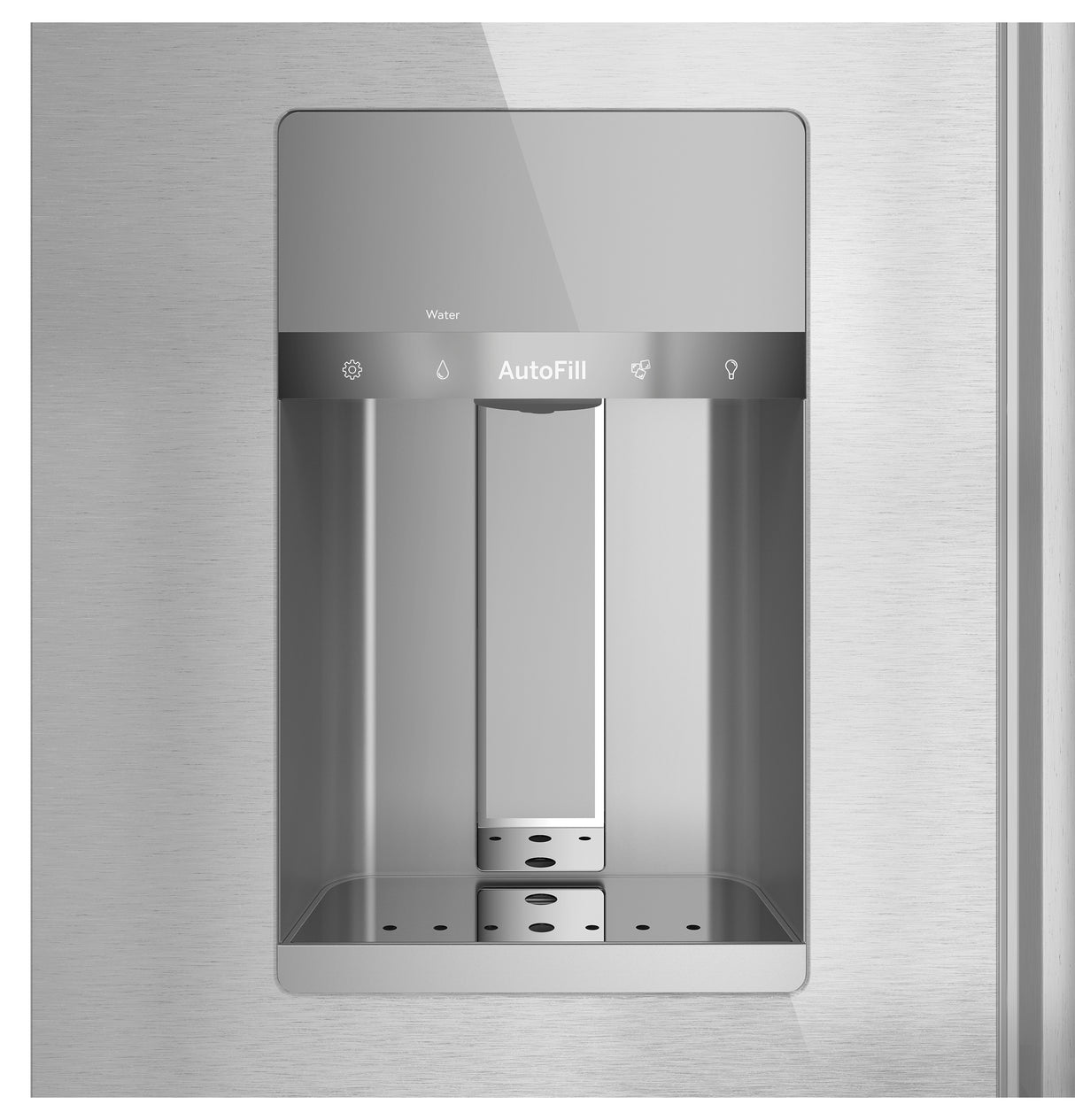 CAFE  Caf? 22.3 Cu. Ft. Smart Counter-depth 4-door French-door Refrigerator In Platinum Glass - Platinum Glass (CXE22DM5PS5)