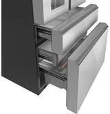 CAFE  Caf? 22.3 Cu. Ft. Smart Counter-depth 4-door French-door Refrigerator In Platinum Glass - Platinum Glass (CXE22DM5PS5)