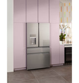 CAFE  Caf? 22.3 Cu. Ft. Smart Counter-depth 4-door French-door Refrigerator In Platinum Glass - Platinum Glass (CXE22DM5PS5)