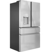 CAFE  Caf? 22.3 Cu. Ft. Smart Counter-depth 4-door French-door Refrigerator In Platinum Glass - Platinum Glass (CXE22DM5PS5)