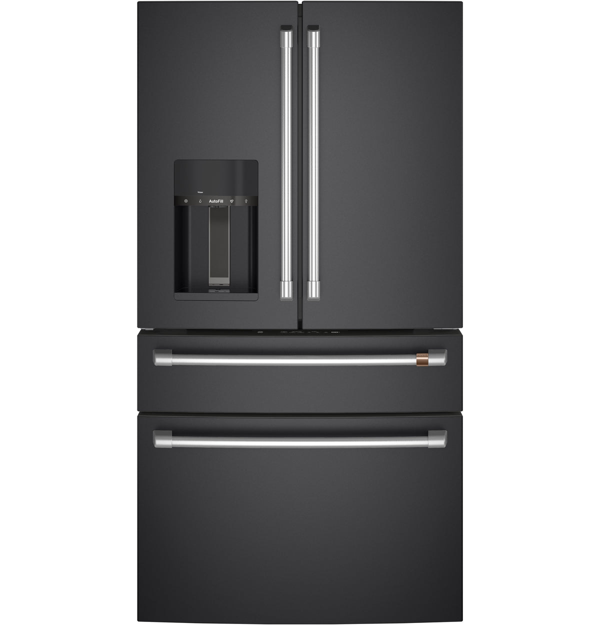 CAFE  Caf? 22.3 Cu. Ft. Smart Counter-depth 4-door French-door Refrigerator - Matte Black (CXE22DP3PD1)