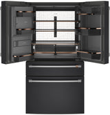 CAFE  Energy Star® 22.3 Cu. Ft. Smart Counter-depth 4-door French-door Refrigerator - Matte Black (CXE22DP3PD1)