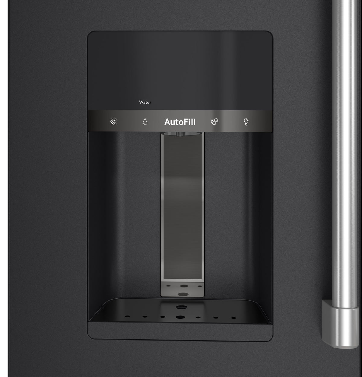 CAFE  Caf? 22.3 Cu. Ft. Smart Counter-depth 4-door French-door Refrigerator - Matte Black (CXE22DP3PD1)