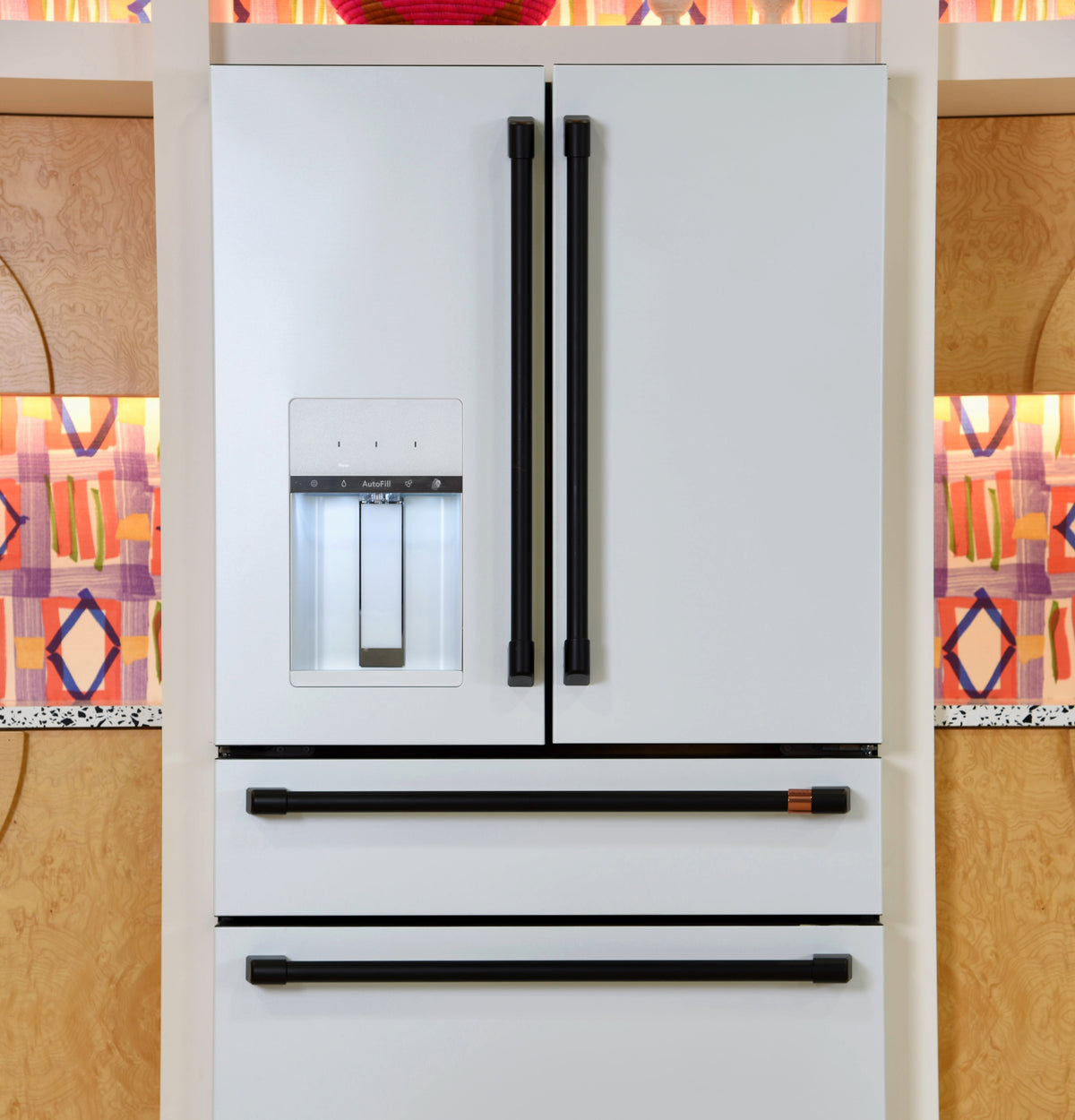 CAFE  Caf? 22.3 Cu. Ft. Smart Counter-depth 4-door French-door Refrigerator - Matte White (CXE22DP4PW2)
