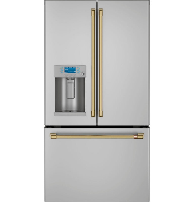 CAFE  Caf? 22.1 Cu. Ft. Smart Counter-depth French-door Refrigerator With Hot Water Dispenser - Stainless Steel (CYE22TP2MS1)