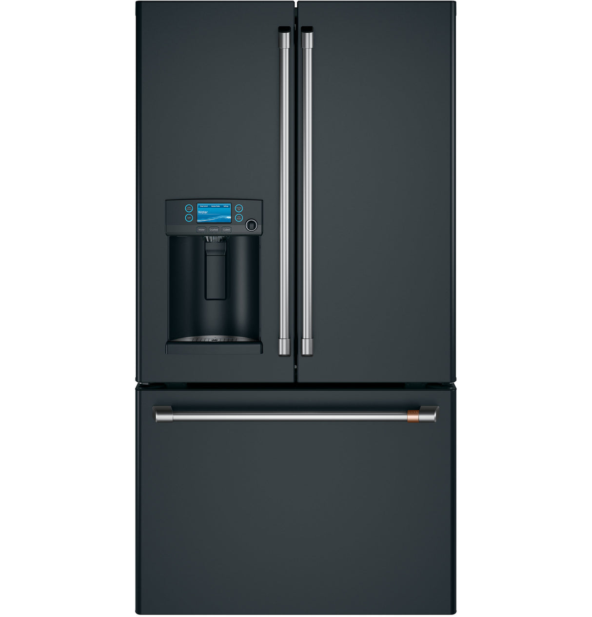 CAFE  Caf? 22.1 Cu. Ft. Smart Counter-depth French-door Refrigerator With Hot Water Dispenser - Matte Black (CYE22TP3MD1)