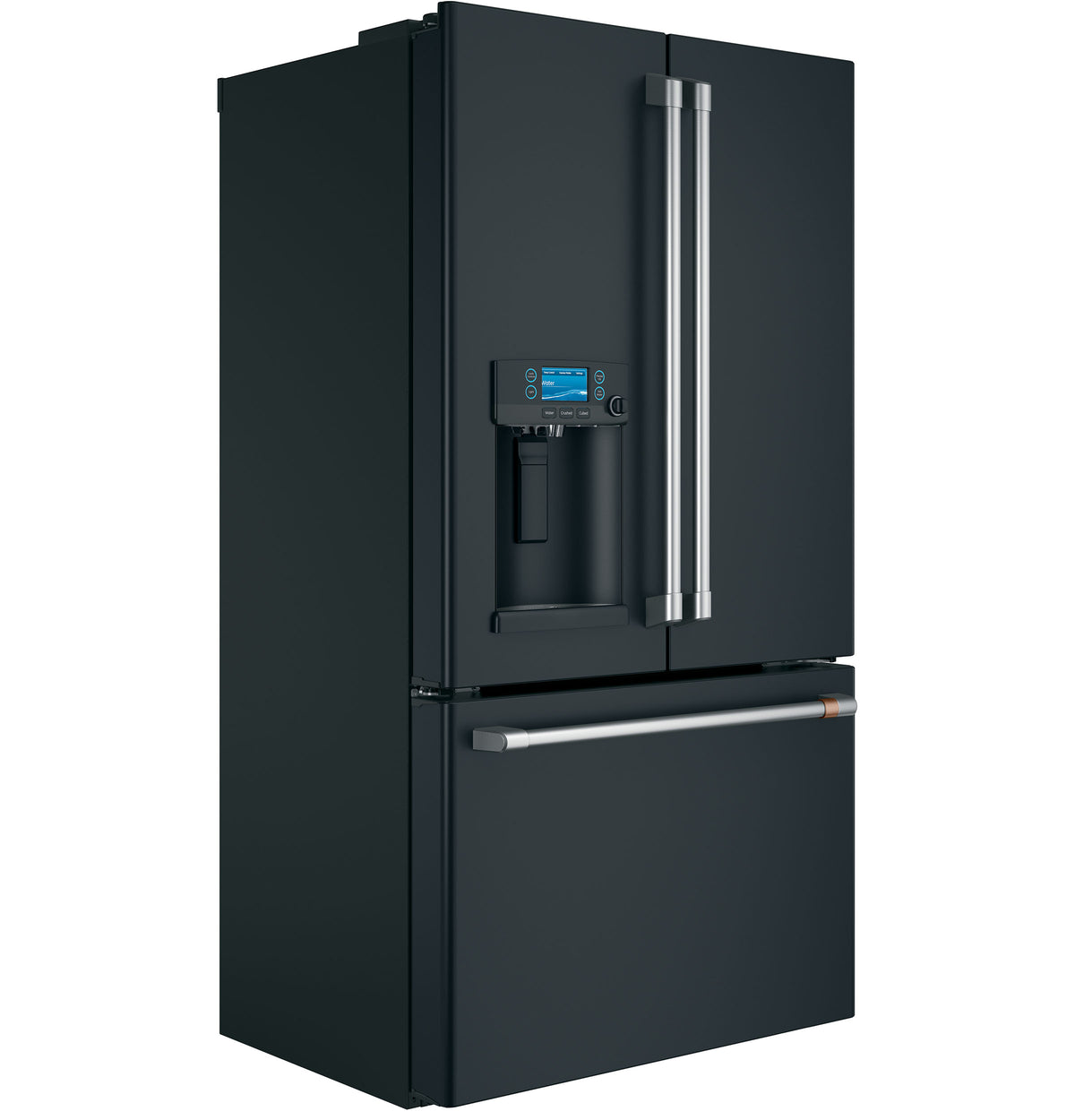 CAFE  Caf? 22.1 Cu. Ft. Smart Counter-depth French-door Refrigerator With Hot Water Dispenser - Matte Black (CYE22TP3MD1)