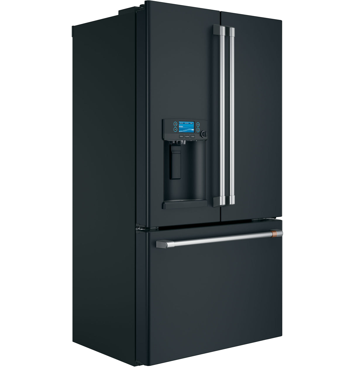 CAFE  Caf? 22.1 Cu. Ft. Smart Counter-depth French-door Refrigerator With Hot Water Dispenser - Matte Black (CYE22TP3MD1)