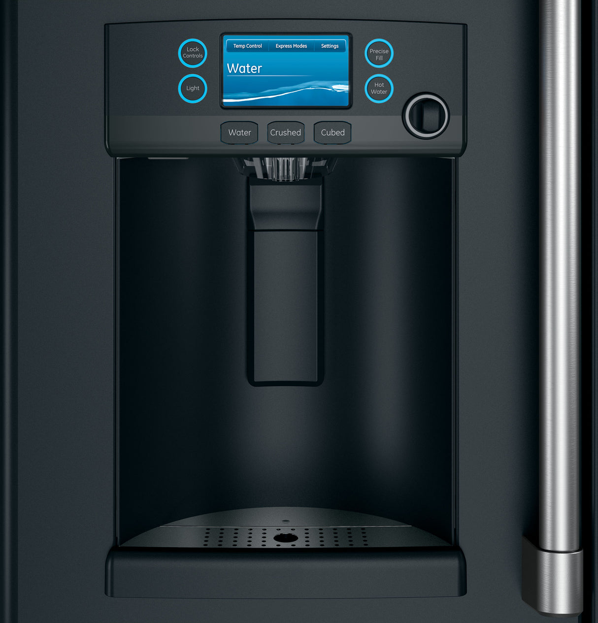 CAFE  Caf? 22.1 Cu. Ft. Smart Counter-depth French-door Refrigerator With Hot Water Dispenser - Matte Black (CYE22TP3MD1)