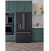 CAFE  Caf? 22.1 Cu. Ft. Smart Counter-depth French-door Refrigerator With Hot Water Dispenser - Matte Black (CYE22TP3MD1)