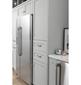 CAFE  21.9 Cu. Ft. Counter-depth Side-by-side Refrigerator - Stainless Steel (CZS22MP2NS1)