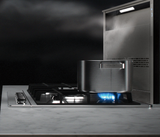 BEST RANGE HOODS  36-inch Downdraft Range Hood, Blower Sold Separately, Black Stainless Steel (d49m Series) - Black Stainless Steel (D49M36BLS)