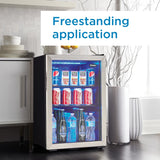 DANBY Danby 2.6 cu. ft. Free-Standing Beverage Center in Stainless Steel -  (DBC026A1BSSDB)