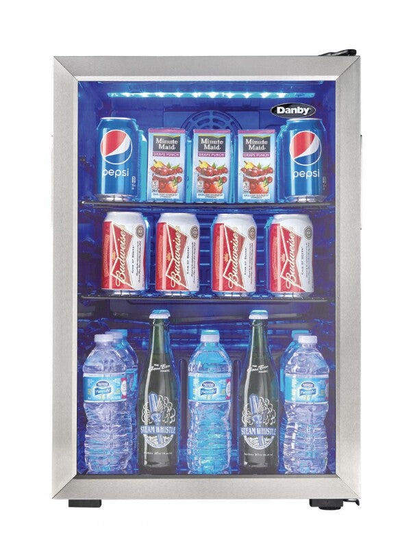 DANBY Danby 2.6 cu. ft. Free-Standing Beverage Center in Stainless Steel -  (DBC026A1BSSDB)