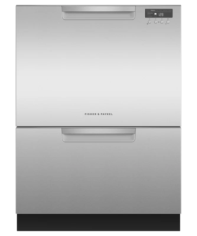 Fisher Paykel  Double DishDrawer Dishwasher, Tall, Sanitize - Stainless Steel (DD24DCTX9N)