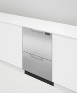 Fisher Paykel Double DishDrawer Dishwasher, Tall, Sanitize - Stainless Steel (DD24DCTX9N)